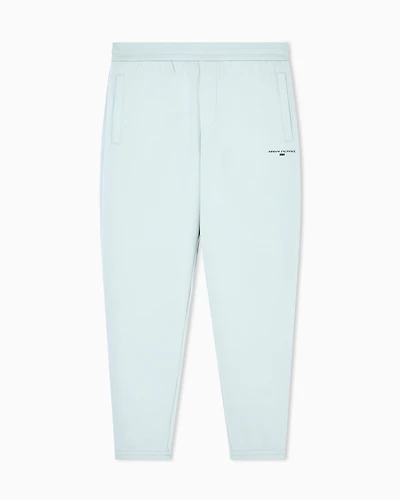 COTTON BLEND JOGGER SWEATPANTS WITH LOGO