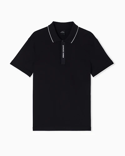 Regular fit polo with logo