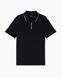 Regular fit polo with logo