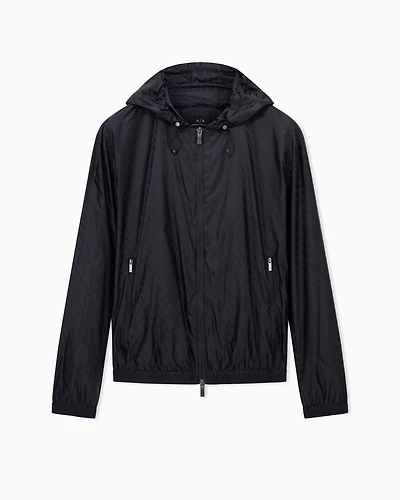 Jacket with allover logo