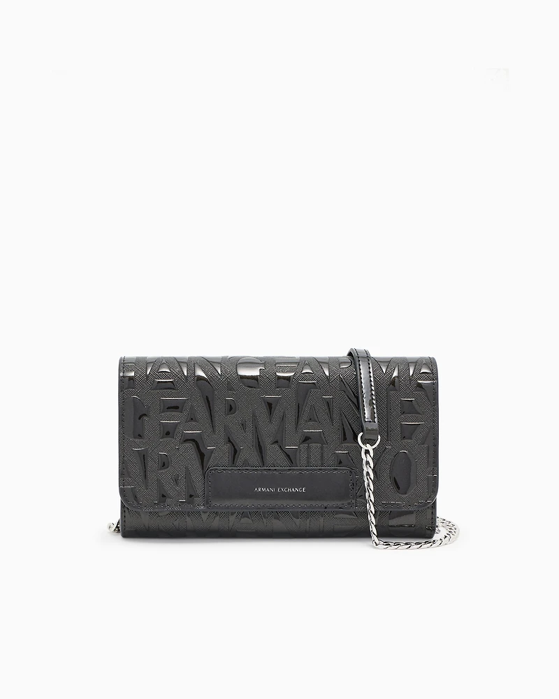 Mini bag with embossed logo