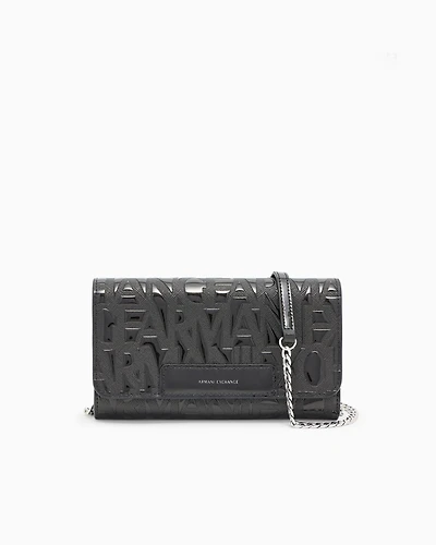 Mini bag with embossed logo