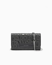 Mini bag with embossed logo