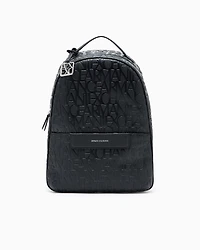 Backpack with allover logo