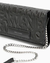 Mini bag with embossed logo