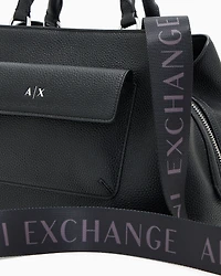 Armani Exchange - Top Handles, Woman, Black, Size: TU