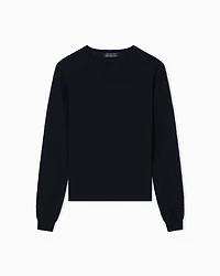 Sweater with allover jacquard logo
