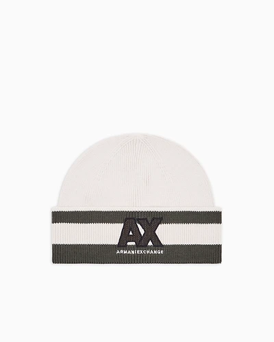 Beanie hat with logo