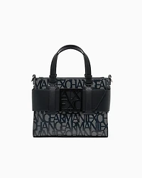 Medium tote bag with contrasting detail