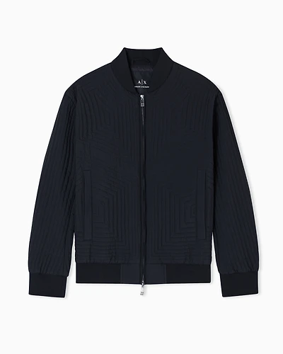 Geometric Quilted Bomber