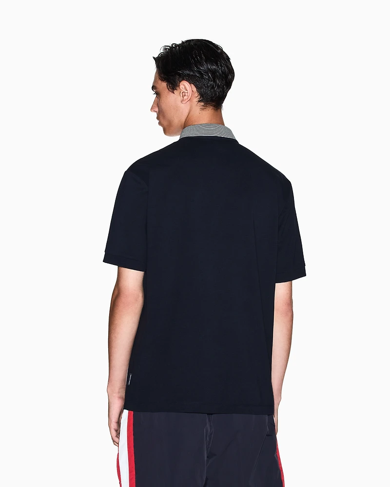 Regular fit jersey polo shirt