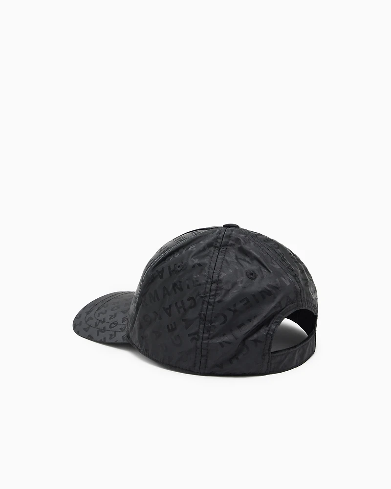 Hat with allover logo