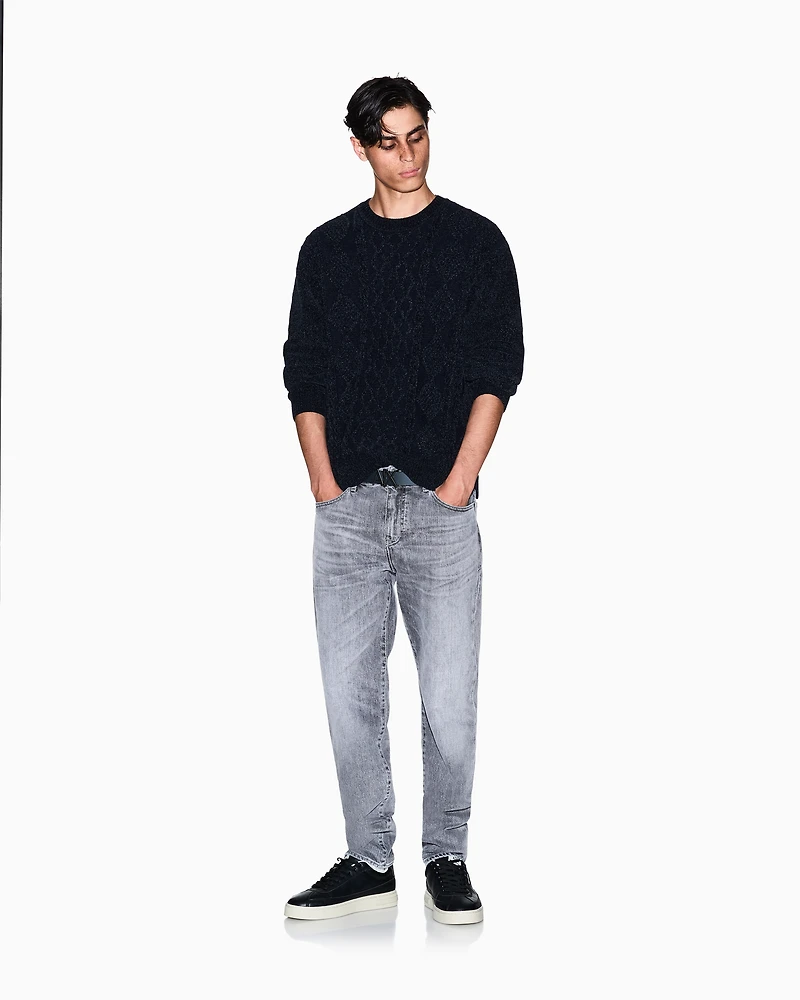 Woven Knit Sweater