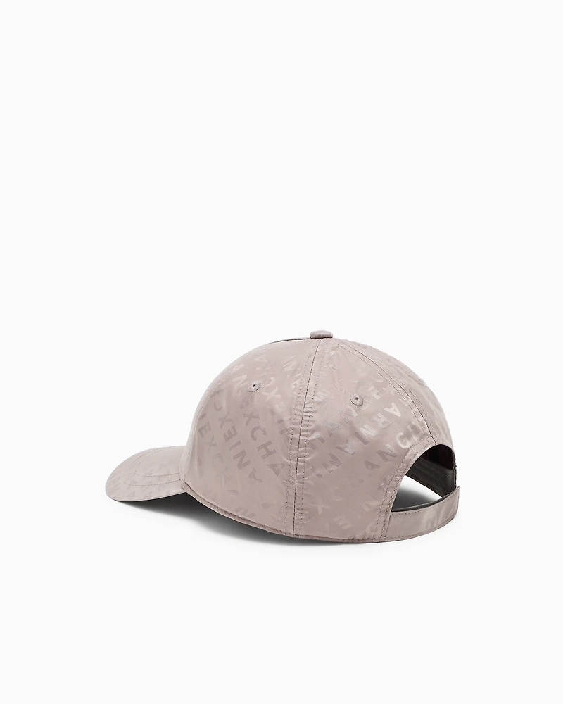 Hat with allover logo