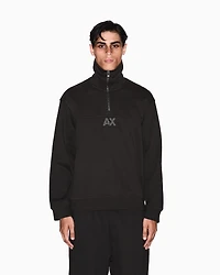 Half-zip sweatshirt with logo