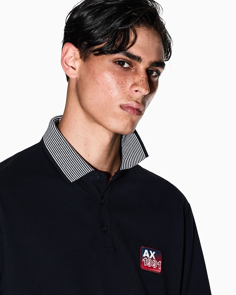 Regular fit jersey polo shirt