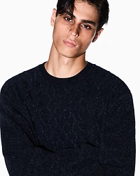 Woven Knit Sweater