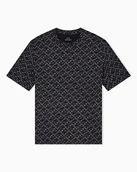 Regular fit t-shirt with allover logo