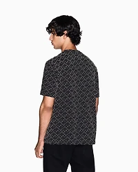 Regular fit t-shirt with allover logo