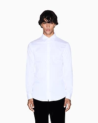 Slim-fit stretch cotton shirt