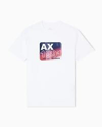 Regular fit t-shirt with gradient print