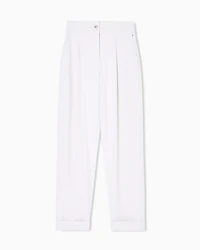 Armani Exchange - Formal Trousers, Woman, Beige, Size:
