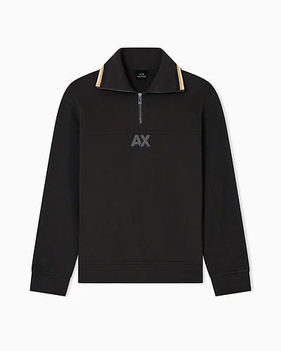 Half-zip sweatshirt with logo