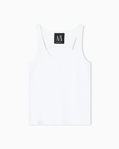 Jersey tank top with logo