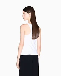 Jersey tank top with logo