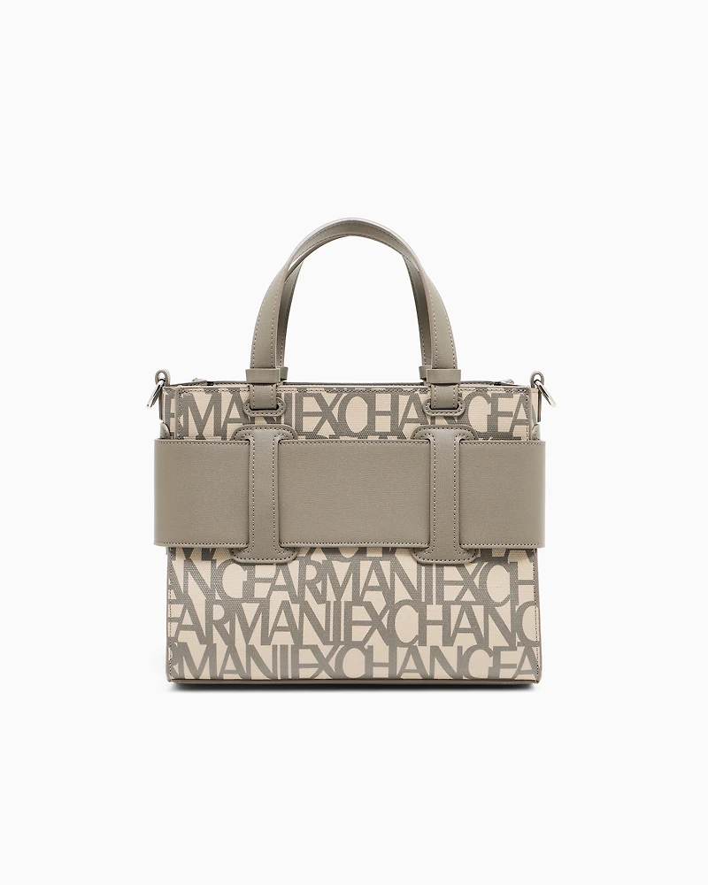 Medium tote bag with contrasting detail