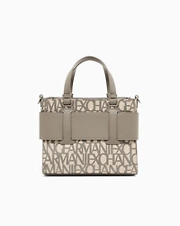 Medium tote bag with contrasting detail