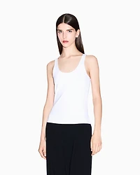 Jersey tank top with logo