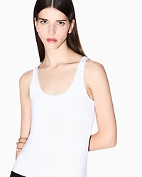 Jersey tank top with logo