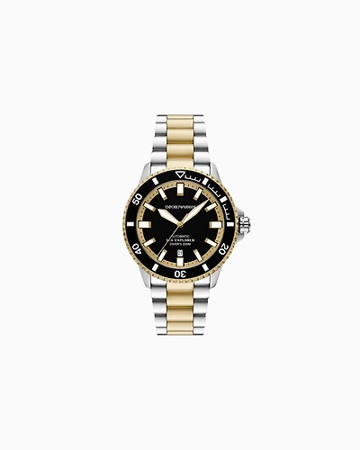 Emporio Armani - Steel Strap Watches, Man, Multicoloured, Size: TU