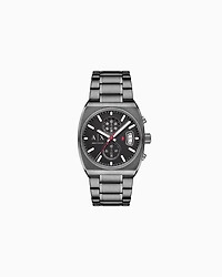 Armani Exchange -  Chronograph Gunmetal Stainless Steel Watch, Man, Multicoloured, Size: TU