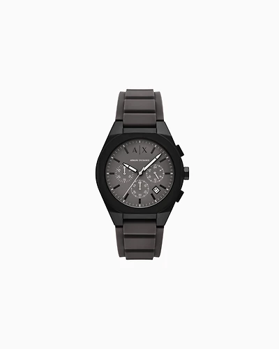 Armani Exchange - Leather Strap Watches, Man, Multicoloured, Size: TU