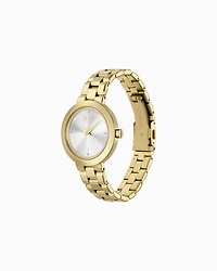 Armani Exchange -  Two-Hand Gold-Tone Stainless Steel Watch, Woman, Multicoloured, Size: TU