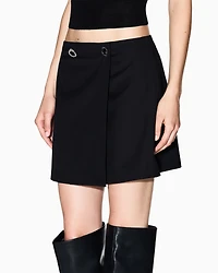 Armani Exchange - Short Skirts, Woman, Black, Size: