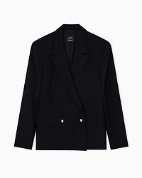 Armani Exchange - Formal Jackets, Woman, Black, Size: