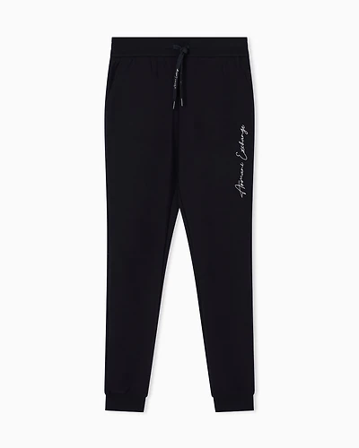 Armani Exchange - Scuba fabric jogger pants, Woman, Black, Size: