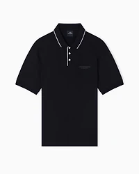 Regular fit polo shirt stretch jersey