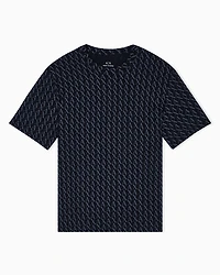 Regular fit monogram logo t-shirt