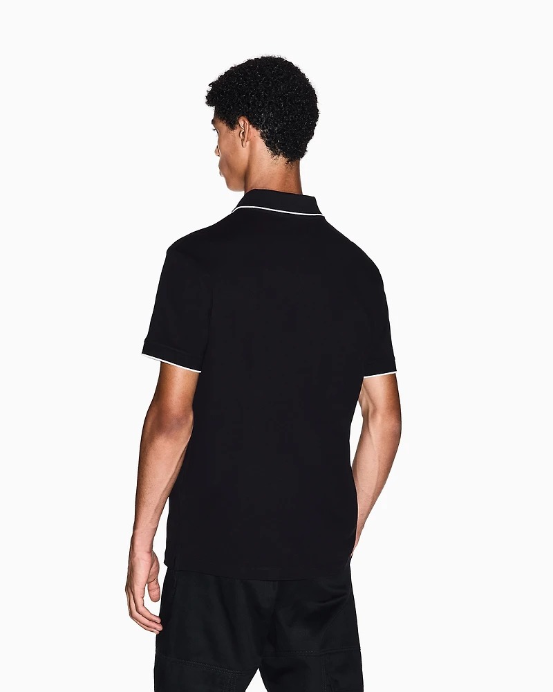 Regular fit polo with logo