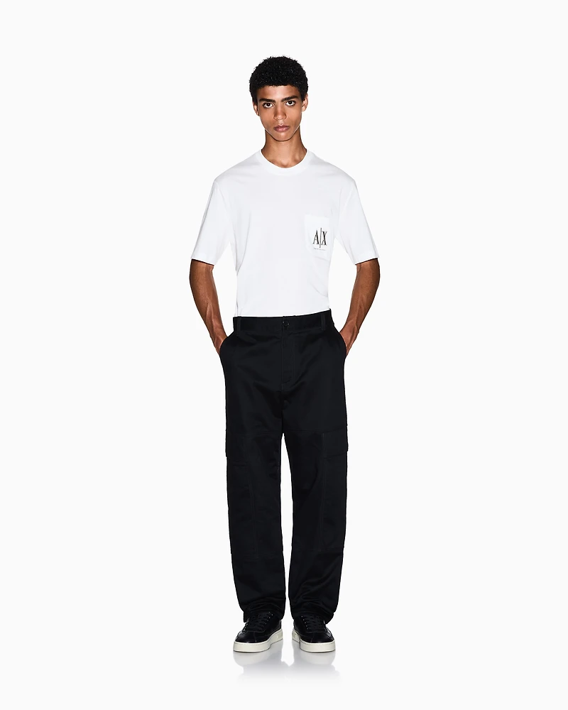 Regular fit T-shirt with pocket and logo