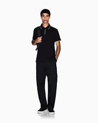 Regular fit polo with logo