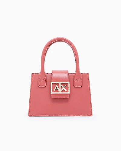 Armani Exchange - ASV Small Trapeze Handbag, Woman, Pink, Size: TU