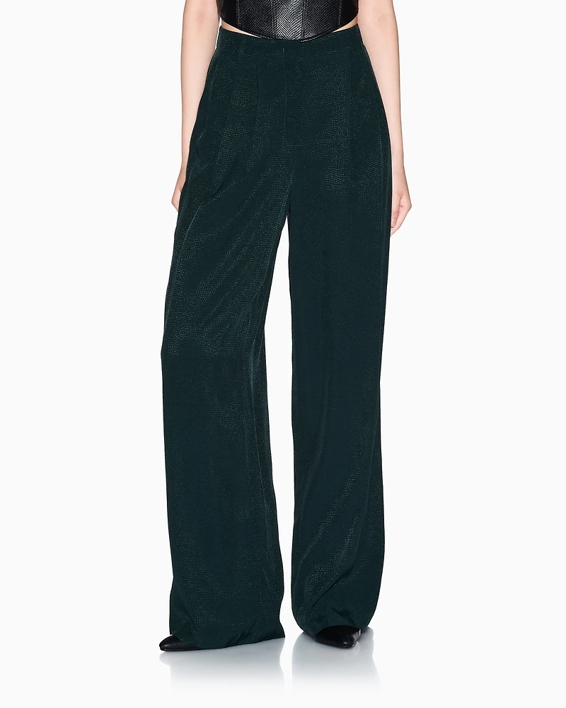 Armani Exchange - Casual Trousers, Woman, Green, Size:
