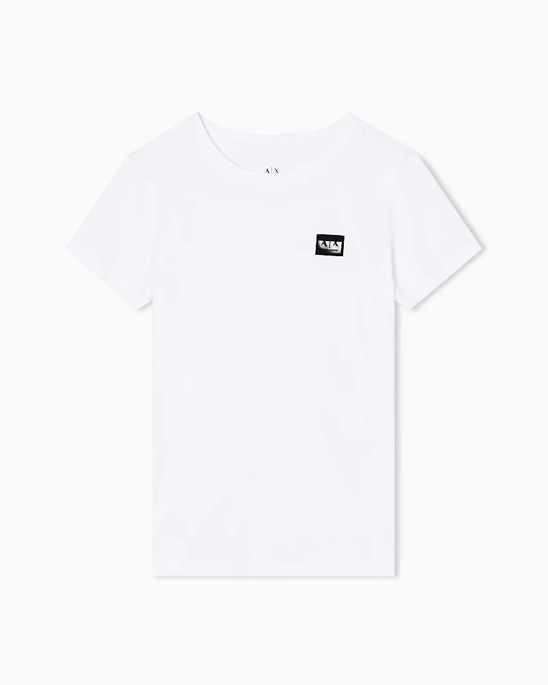 Armani Exchange - Regular Fit T-Shirts, Woman, White, Size: