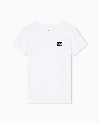 Armani Exchange - Regular Fit T-Shirts, Woman, White, Size: