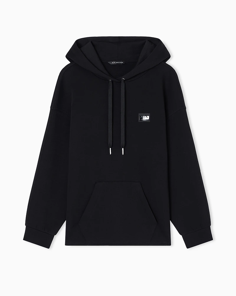 Armani Exchange - Hoodies, Woman, Black, Size:
